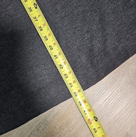 Henry Lee Elegant Gray Women's Long Sleeve Midi Dress 12P with belt - Picture 9 of 9